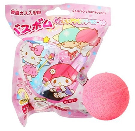日本Sanrio 三丽鸥 玩具入浴球 泡澡球 溶解后有玩具浮出【三丽鸥卡通饰品】花香