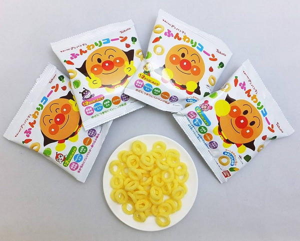 日本 桃哈多 Tohato面包超人玉米圈  儿童零食 1岁+  4联包 （2024.09.21）