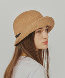 日本 Override Chapeau d' O 蝴蝶结渔夫防晒草帽 Beige(米色） 57.5cm