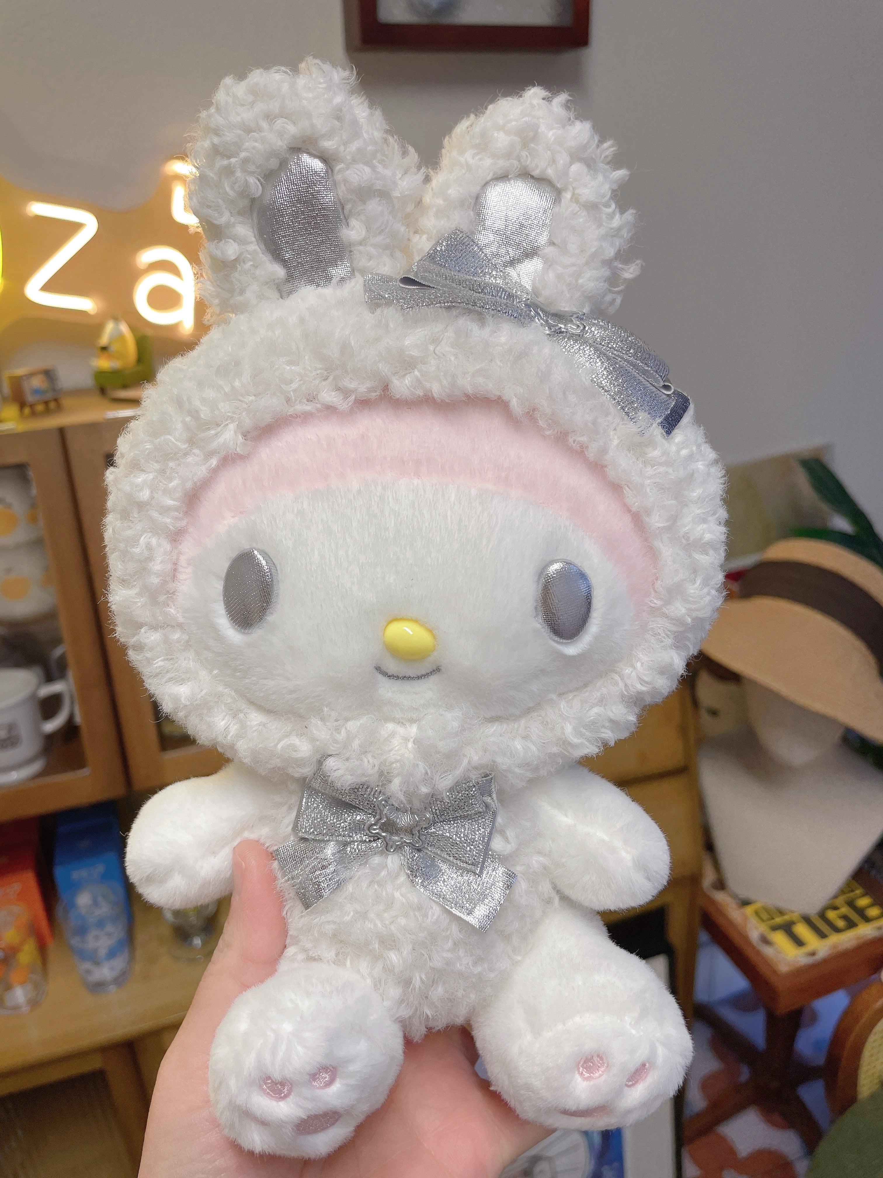 日本 SANRIO 三丽鸥 冬季新款雪花❄️公仔美乐蒂