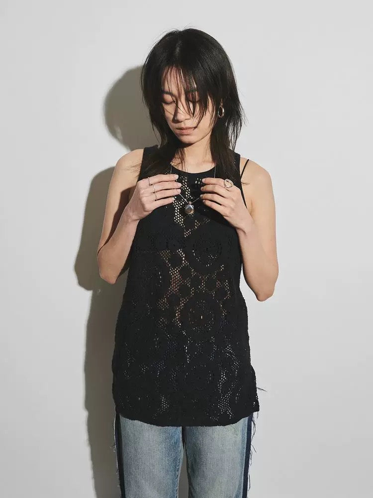 日本Ungrid Htage 宽松蕾丝设计感上衣 均码