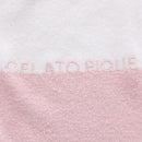 gelato pique  26春季新品 毛绒绒拉链连帽居家服 粉白条纹上衣  均码 超软糯质感