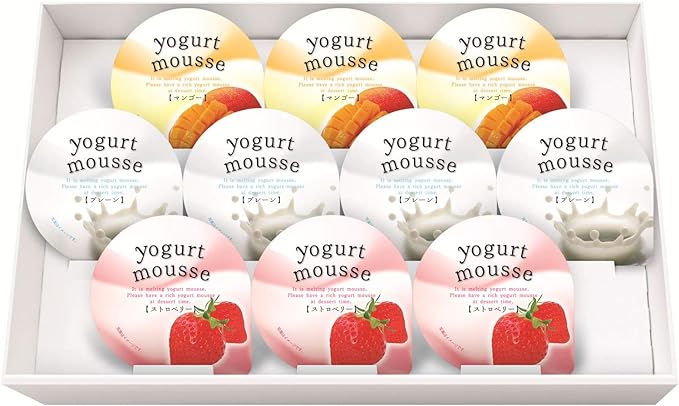 金澤兼六製菓 什锦水果Yogurt慕斯礼盒（草莓、芒果、原味）10枚入(保质期:2025.3.1）