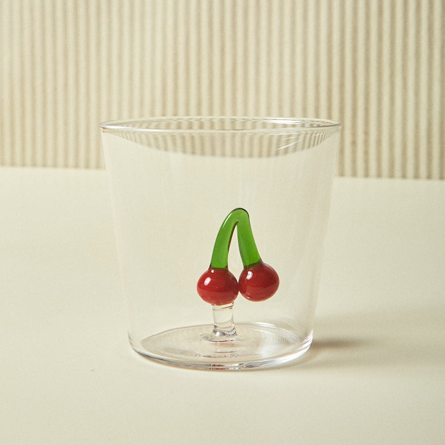 Ichendorf Milano Fruits & Flowers - Tumbler Cherries 意大利Ichendorf樱桃玻璃杯