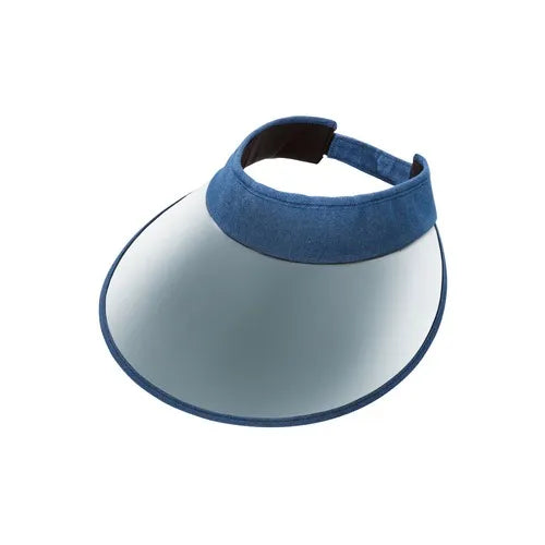 日本 NEEDS UV CUT 便携可卷式收纳 防UV 空顶冷感太阳帽 附收纳袋 （牛仔蓝）