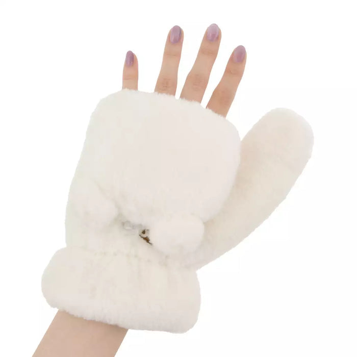Tokyo Disney 东京迪斯尼 11/10发售  小熊维尼毛绒手套 可翻盖露手指头