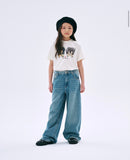 Mardi Mercredi Kids Tshirt Drawing Ddanji Twin Cream 韩国 儿童纯棉T恤 画作双胞小狗 奶油色