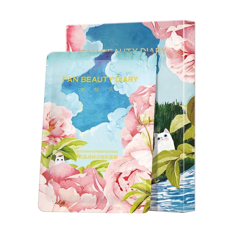Fan Beauty Peony Youth Capture Brightening Mask 5pcs芍药粉光净透美肌面膜 5片
