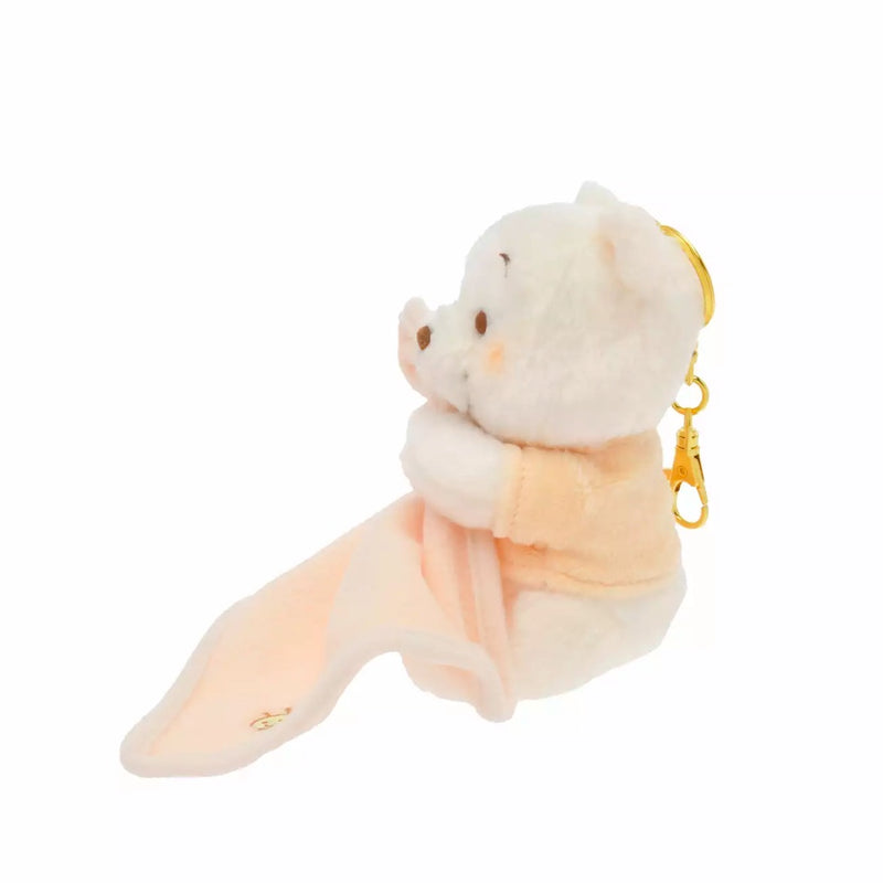 Tokyo Disney 东京迪斯尼 11/10发售 小熊维尼和它的朋友们 白色毛绒抱被 钥匙扣/挂件