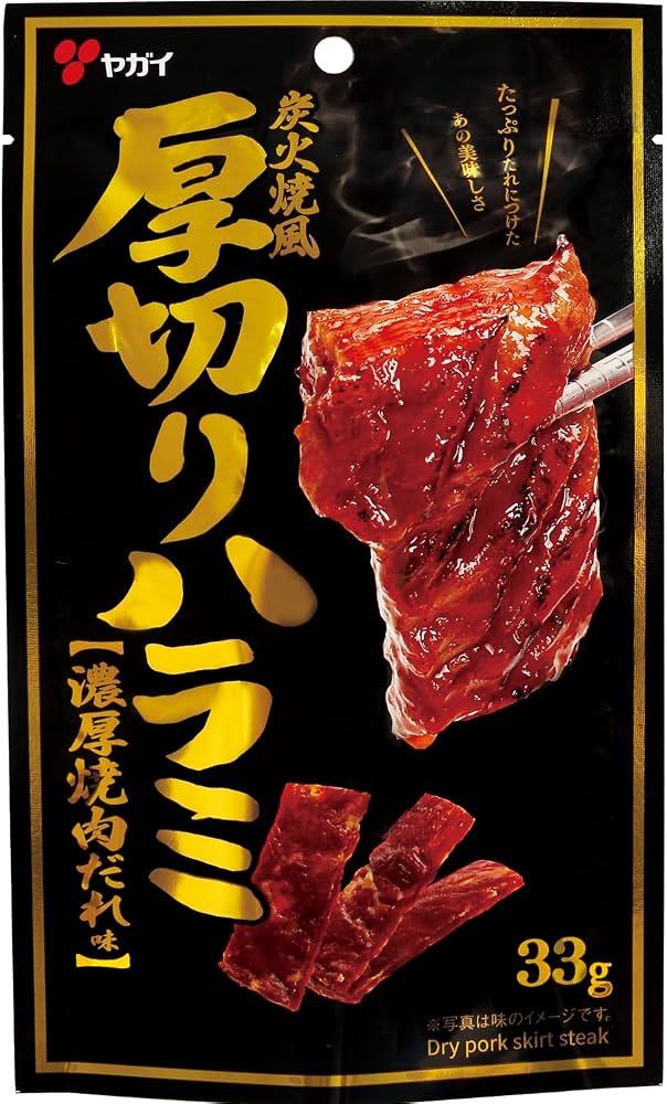 YAGAI Thick Cut Pork Jerky 厚切猪肉块 33g （EXP：01/08/2027）