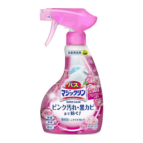 日本KAO花王 浴室 洗手间 消臭清洁剂 玫瑰花香 380ml