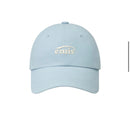 emis Small Logo Ball Cap Pastel Blue 韩国 emis 棒球帽  粉蓝 白色刺绣小标