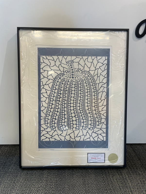 日本 草间弥生 限量版南瓜轻奢装饰画 办公室挂画  尺寸44.3*57.4cm