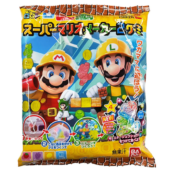 日本 超级马里奥DIY 手工制作 果汁软糖 儿童趣味糖果 24g （2025.03）