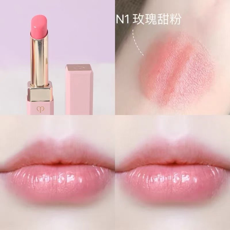 日本本土版CLE DE PEAU BEAUTE CPB 樱花润唇膏 2.8g 三色可选  蜂蜜奶橘 粉管口红 滋润保湿 淡化唇纹