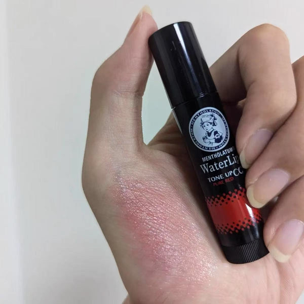 日本 乐敦 曼秀雷敦 Water Lip Tone Up  CC 防UV 水润修色润唇膏（血红色/无香料）SPF20/PA++ 4.5g