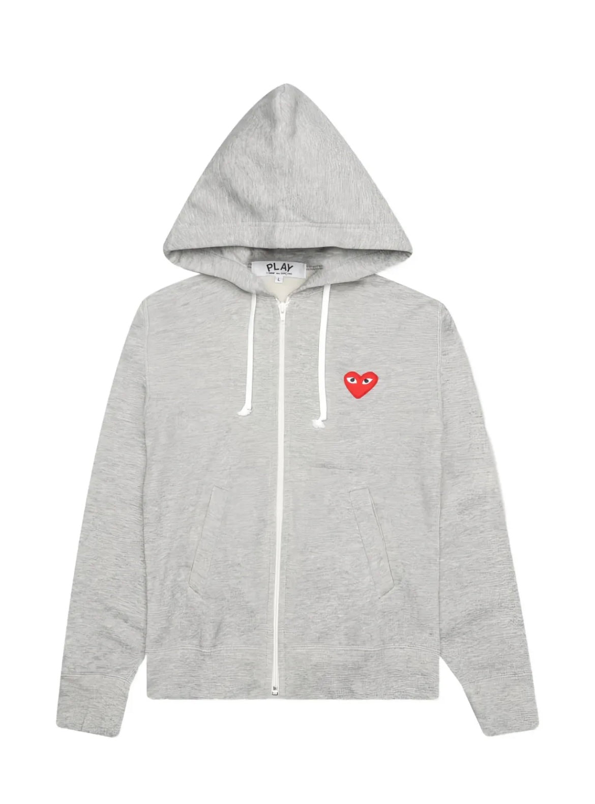 COMME des GARÇONS 川久保玲 卫衣拉链外套 【灰色 红心❤️】