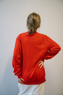 COMME des GARÇONS 川久保玲 羊毛衫/开衫  100%羊毛 【正红色一颗红心】  男款/女款