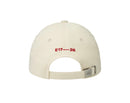 emis Small Logo Ball Cap Cream 韩国 emis 棒球帽  奶油色 红色刺绣小标
