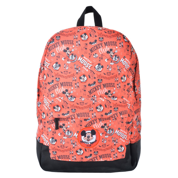 Tokyo Disney 东京迪斯尼  米老鼠米奇橘红色背包 书包 休闲包 双肩包