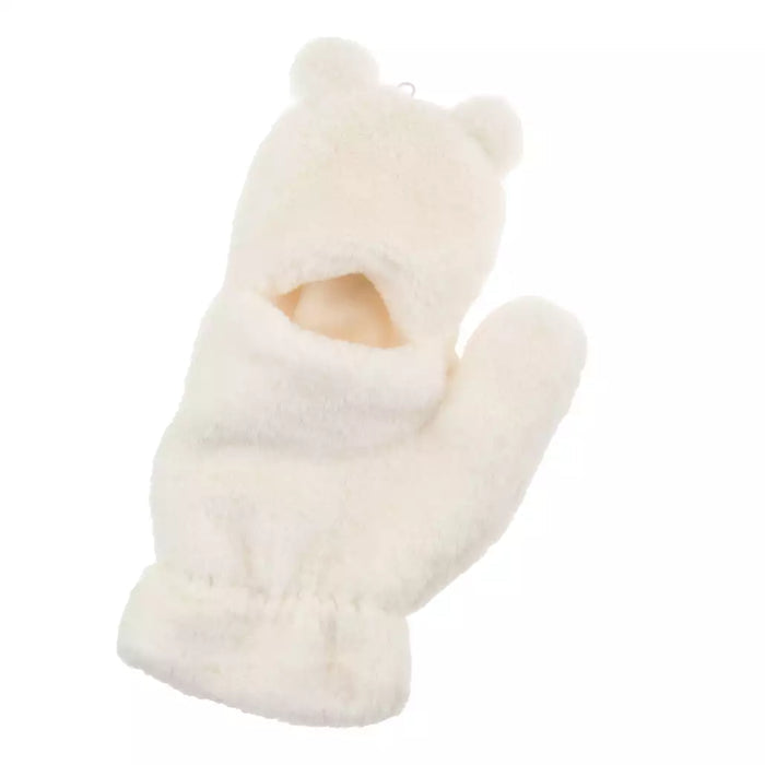 Tokyo Disney 东京迪斯尼 11/10发售  小熊维尼毛绒手套 可翻盖露手指头