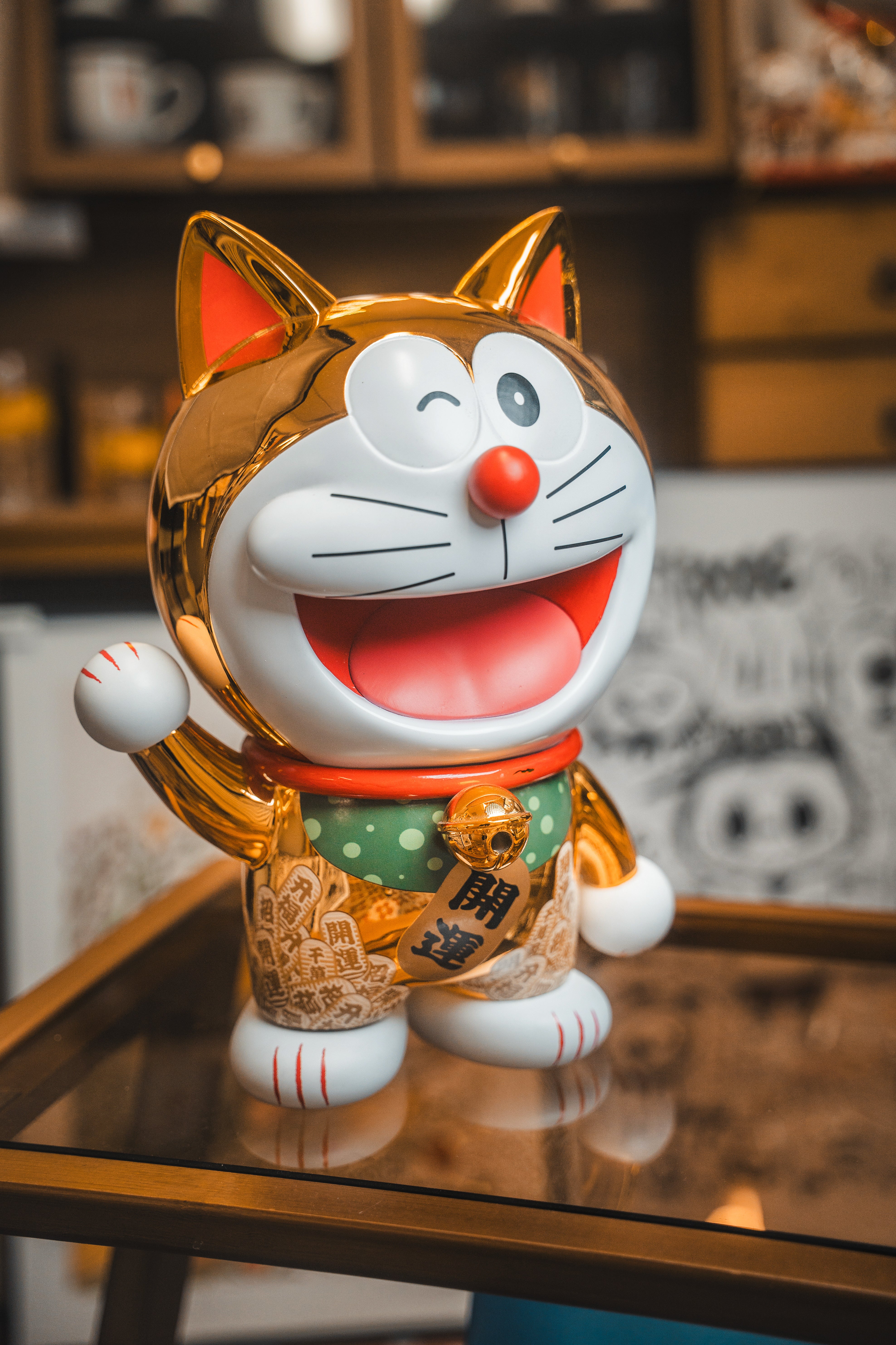 日本 哆啦A梦机器叮招财猫