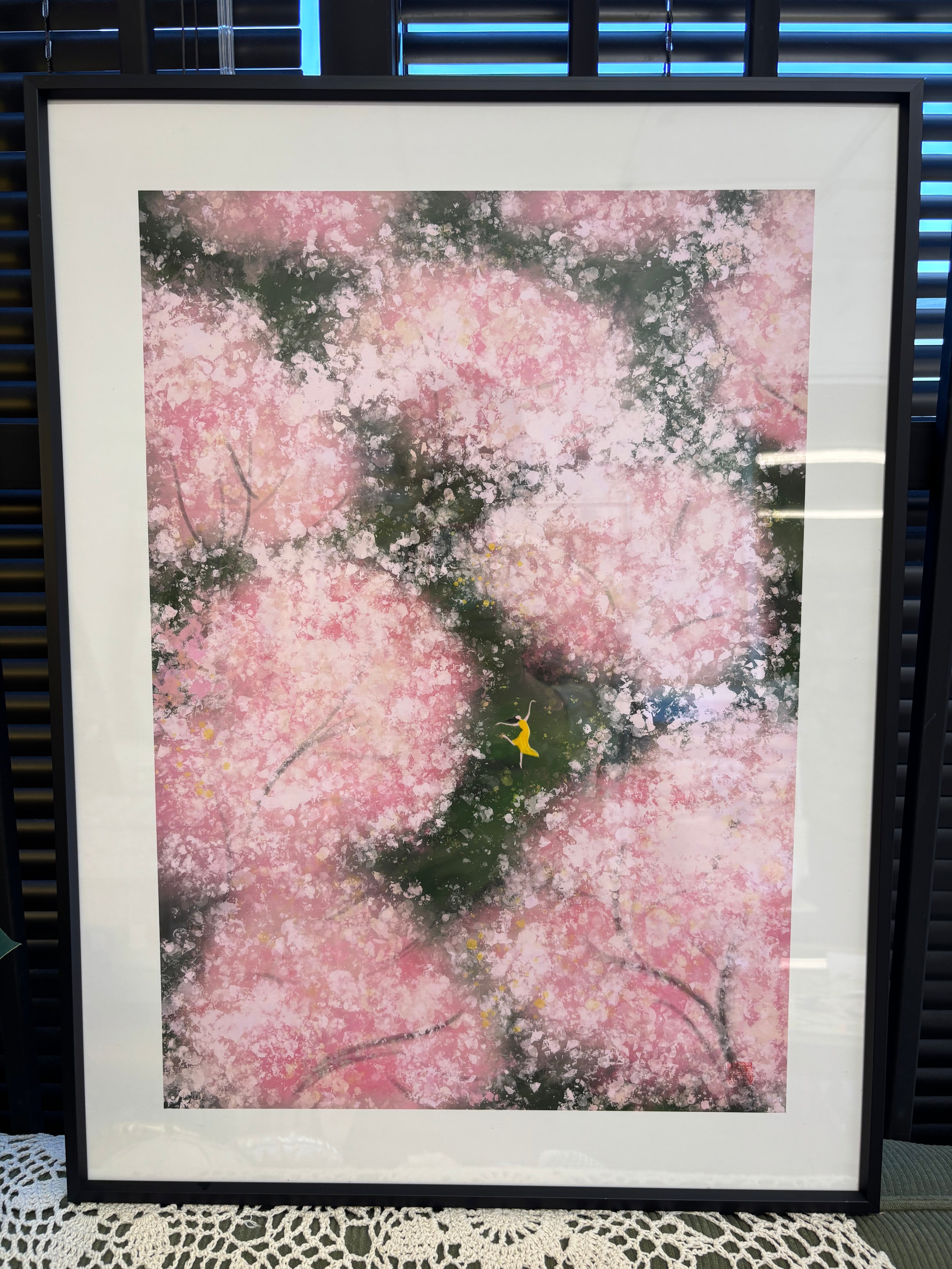 【画】插画师 翟晓慧《翩翩起舞》签章款限量版画 尺寸45.7*60.7cm