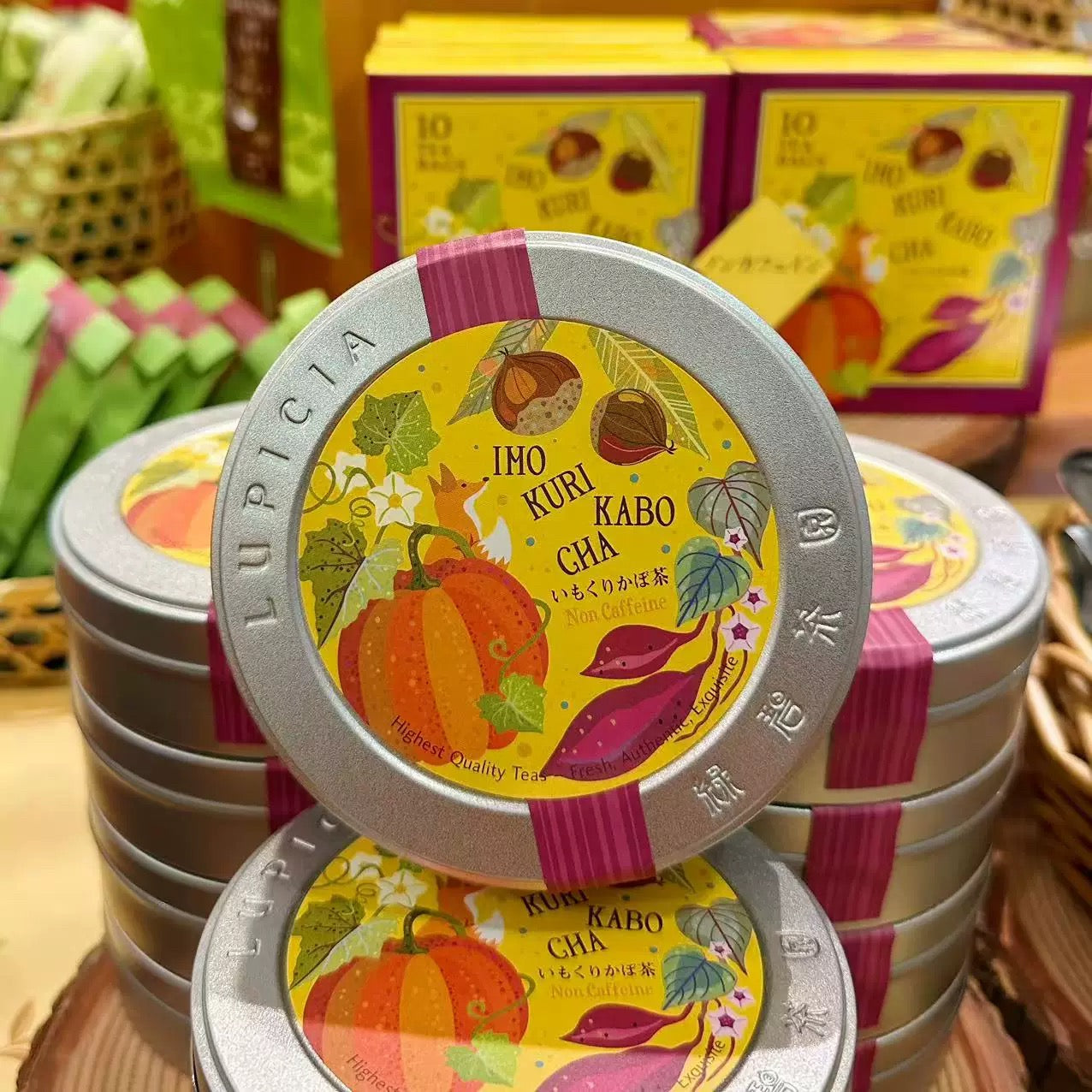 日本Lupicia 秋季限定红薯栗子南瓜路易波士茶 50g 罐装（赏味期限02/2026y）