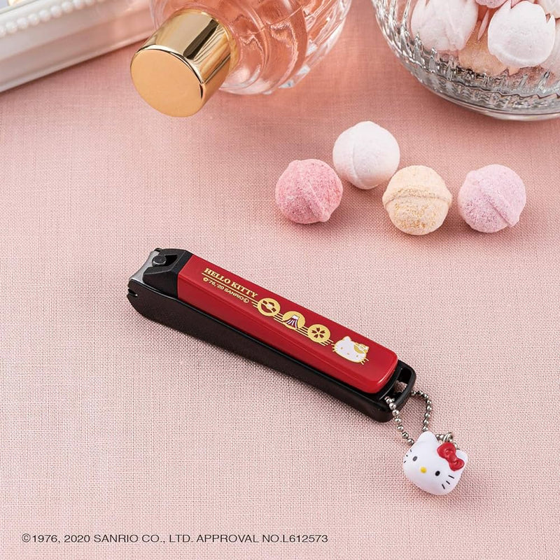 Sanrio Hello Kitty Nail Clippers 日本贝印指甲刀 Hello Kitty 红色 小号