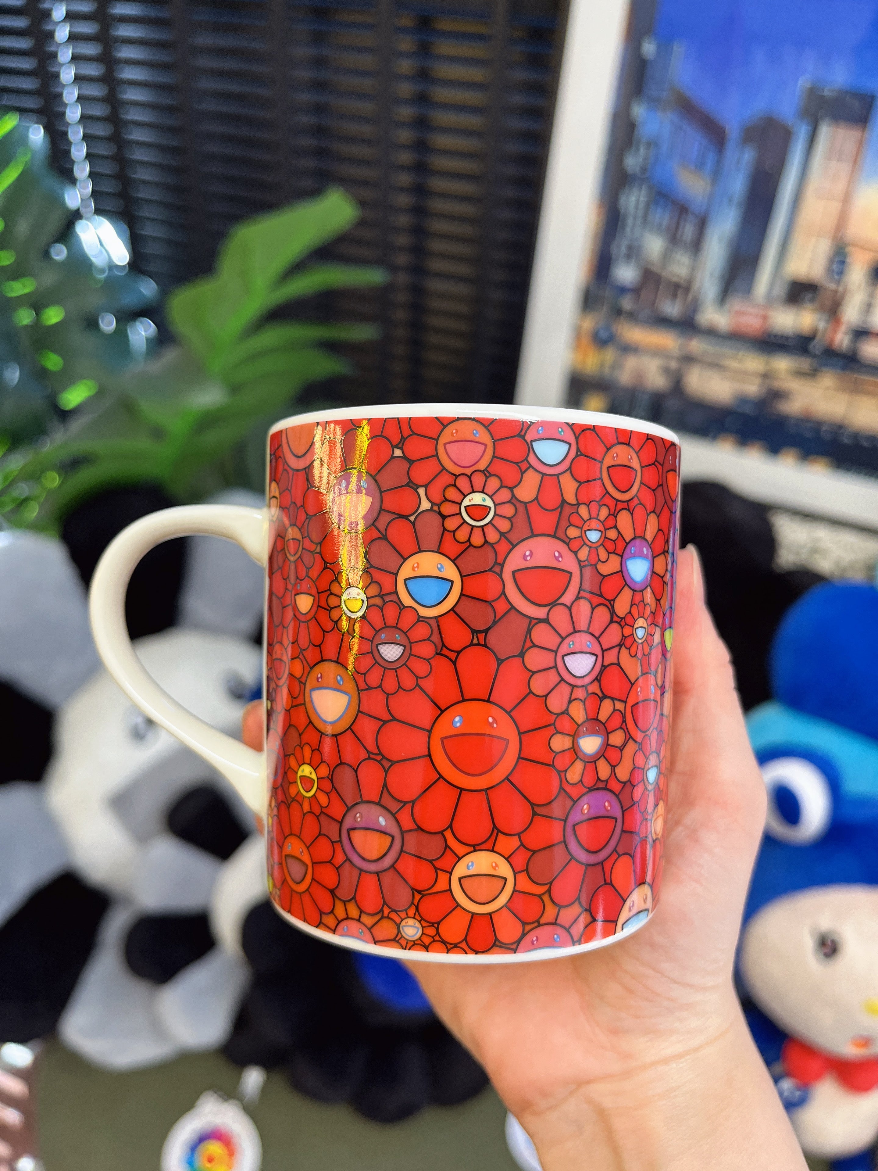 村上隆Takashi Murakami 满花太阳花陶瓷杯