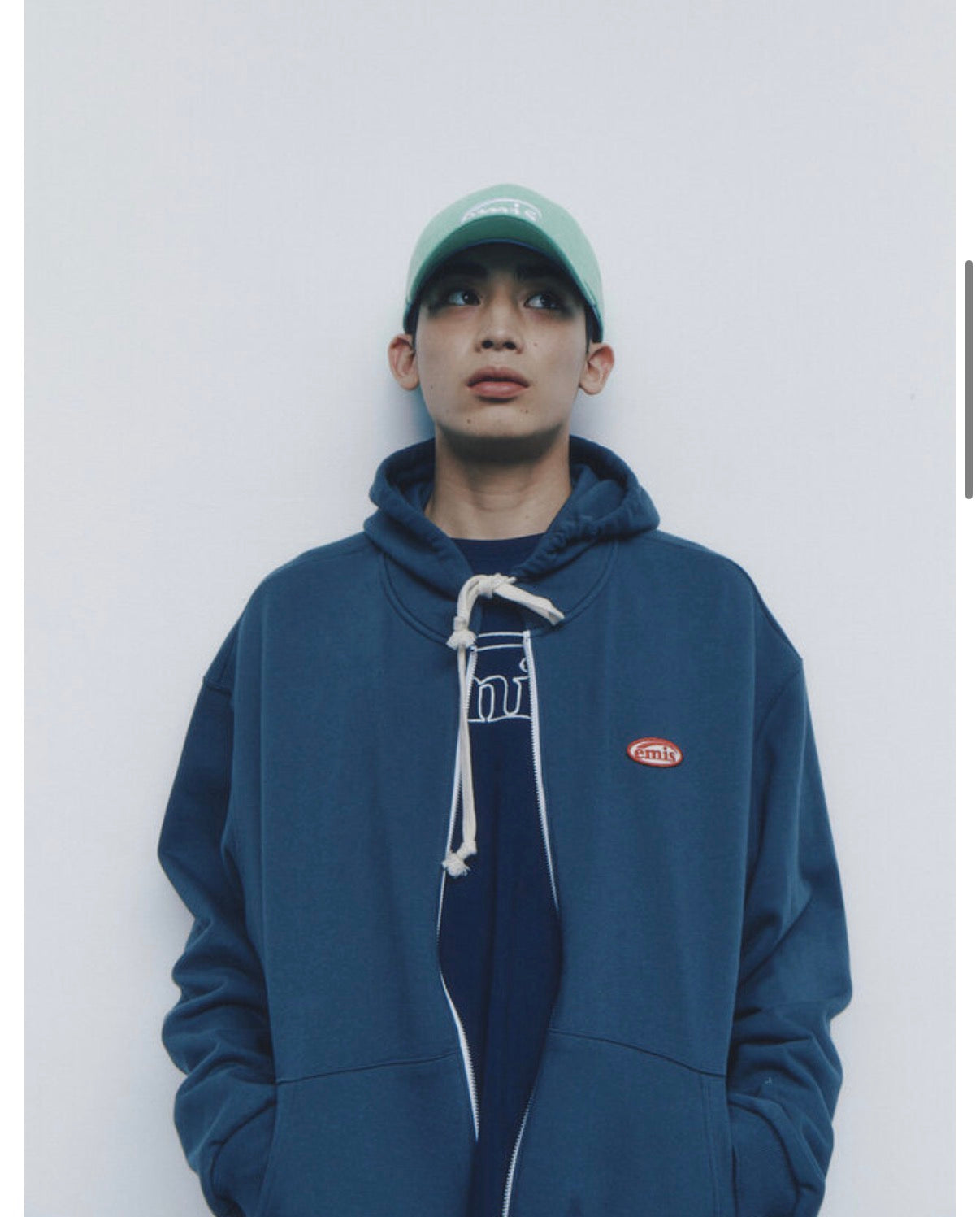 emis New Logo Ball Cap Mint 韩国 emis 新刺绣标棒球帽 薄荷绿