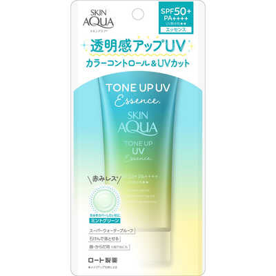 日本乐敦 SKIN AQUA 彩虹防晒霜隔离妆前乳 保湿防水清爽正肤色 多色选 spf50+ pa++++