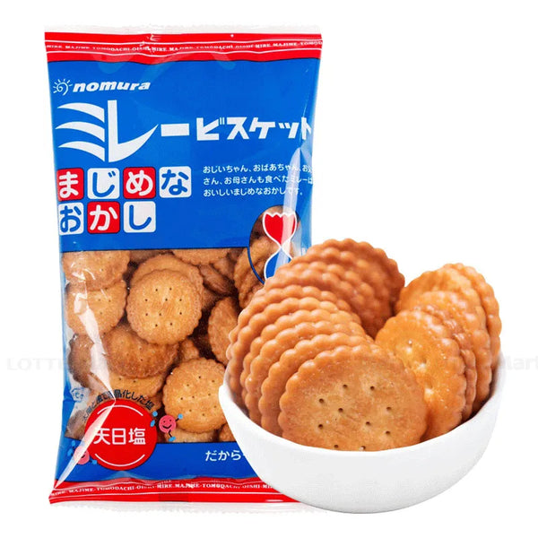 日本野村Nomura 淡盐薄脆小饼干 120g （保质期:2024.9.16)