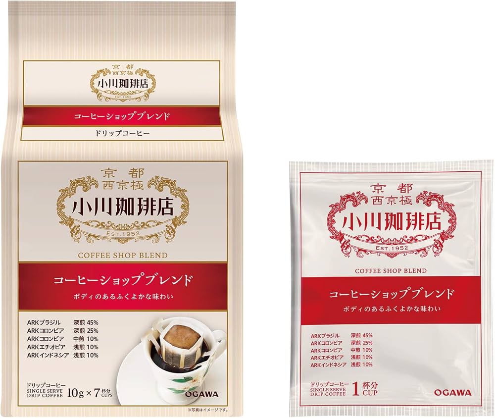 Ogawa Blend Drip Coffee Bag 京都西京极 小川咖啡店 挂耳咖啡 10g X 5bag （EXP：04/20/2027）