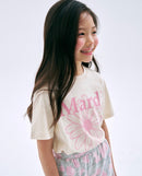 Mardi Mercredi Kids Tshirt FlowerMardi Butter Indipink 韩国 儿童纯棉T恤 雏菊印花T恤 奶油黄豆沙粉