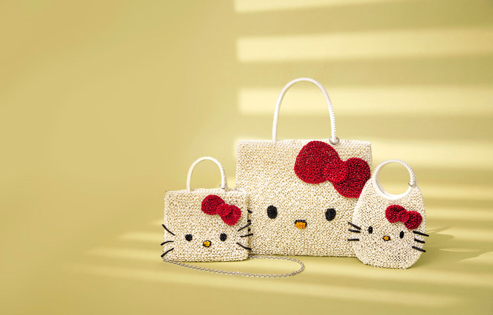 日本ANTEPRIMA编织包 hello Kitty 大号