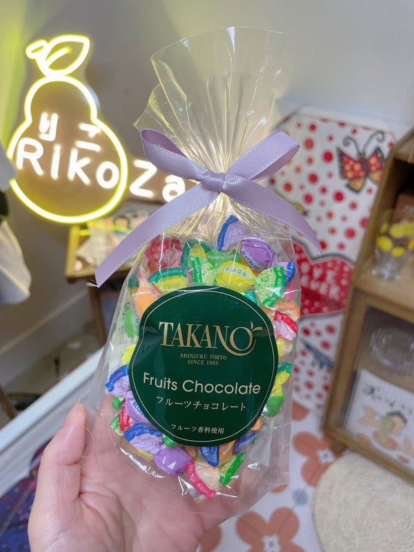 日本 Takano新宿高野 7种水果巧克力糖 袋装 新年糖果 多种大小可选