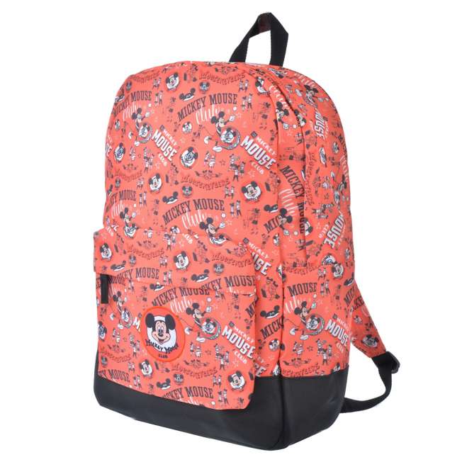 Tokyo Disney 东京迪斯尼  米老鼠米奇橘红色背包 书包 休闲包 双肩包