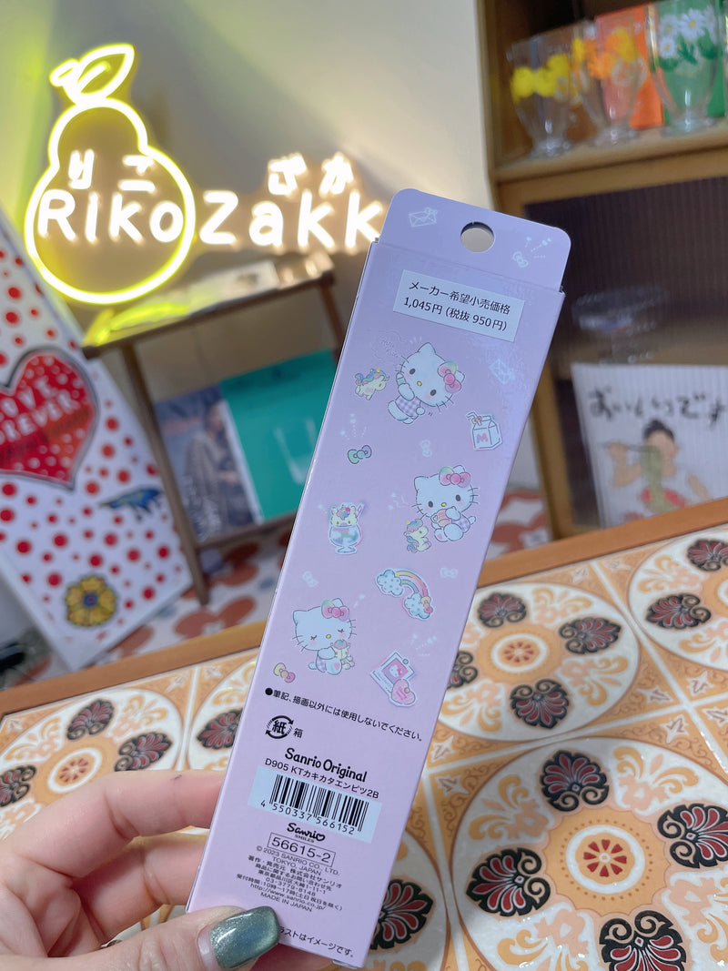 日本三丽鸥Sanrio Hello Kitty 学生六角2B铅笔 一盒12本入 无铅环保