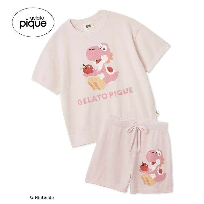 gelato pique 夏季新品奇诺比奥耀西 提花睡衣短裤套装