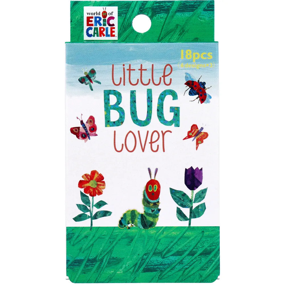 日本Santan x Eric Carle 好饿的毛毛虫 卡通图案创可贴 20枚入 （19mm X 72mm）