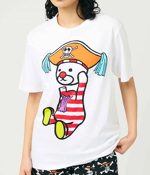 【graniph】海盗小丑图案T恤 男女同款 S码