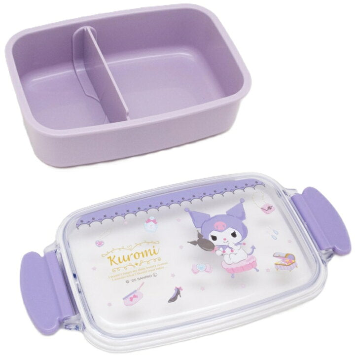 OSK X Sanrio Kuromi Lunch Box with Devider 库洛米单层抗菌便当盒 有隔板 500ml