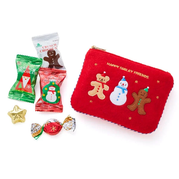 日本 Morozoff 圣诞节交换礼物 小熊圣诞礼物小包  内含7颗巧克力+饼干（赏味期限05.27.26y）