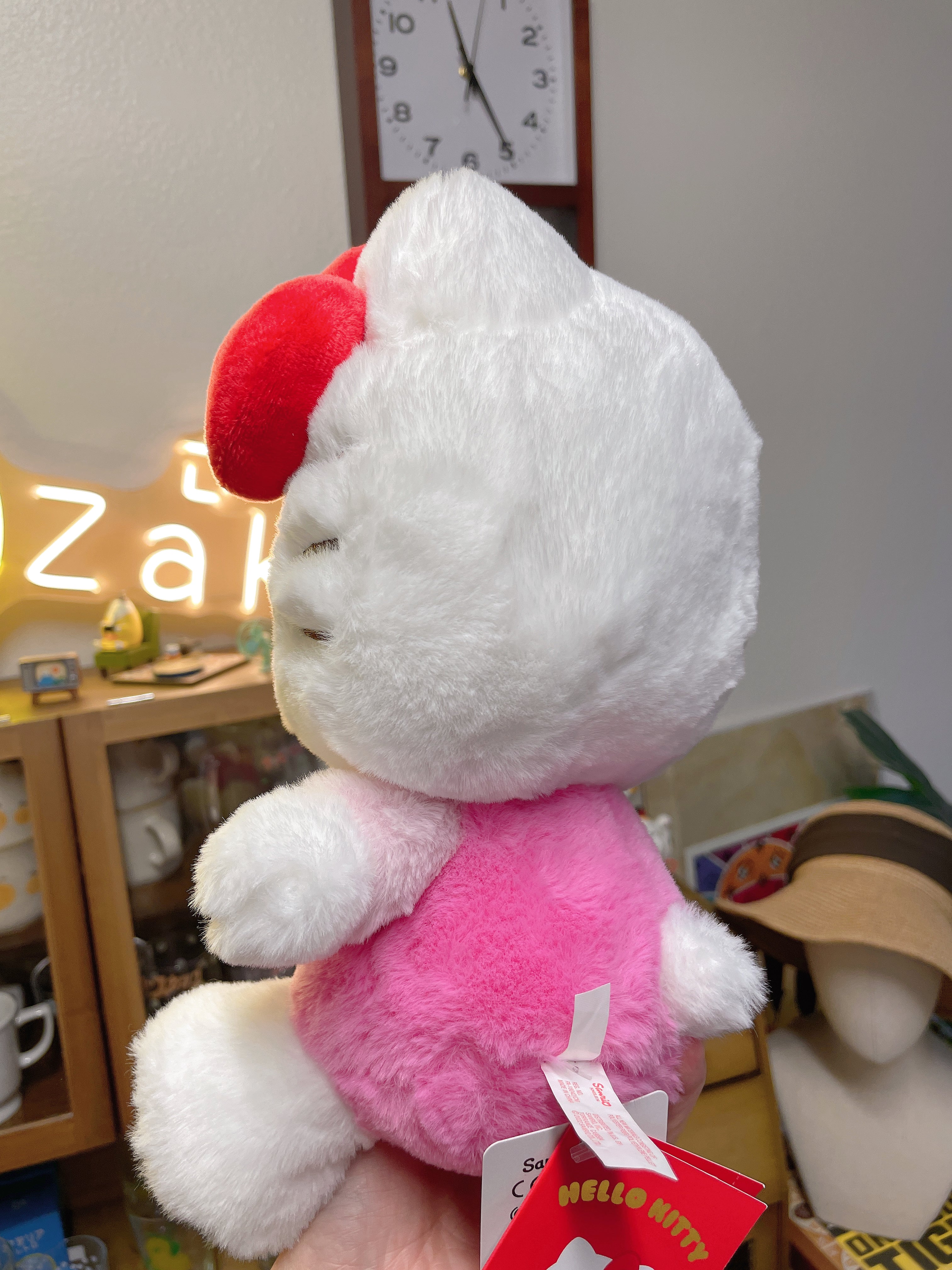 日本 SANRIO 三丽鸥 & hello kitty公仔 M号 约24cm×25cm×16cm