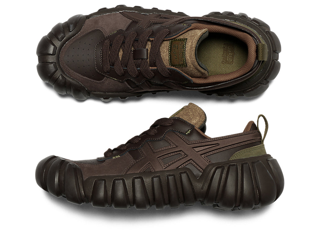 Onitsuka Tiger DENTIGRE LS 鬼冢虎 复古棕色网球休闲鞋 美码M8.5（26.5cm）