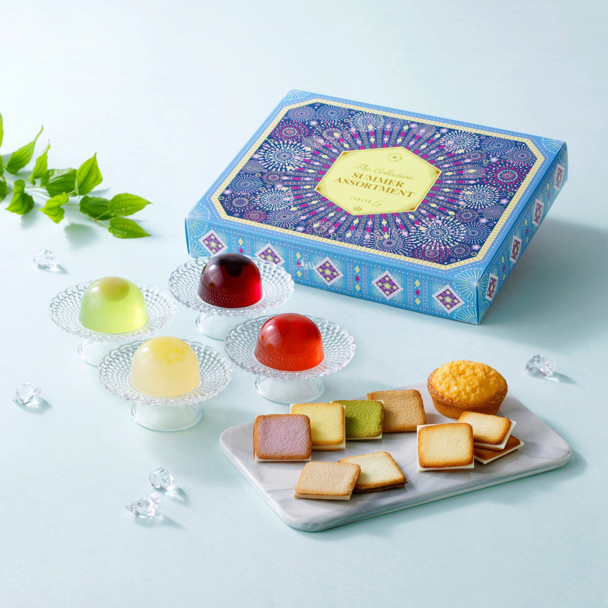 ISHIYA Summer Assortment 白色恋人夏季套盒 果冻➕夹心饼 18pcs （赏味期限：07/31/2026）