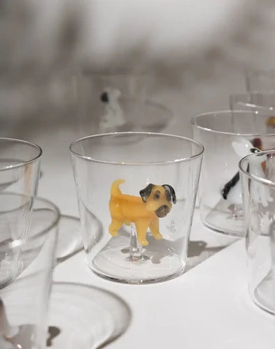 Ichendorf Milano Dogs Tumbler Pug 意大利Ichendorf 巴哥犬玻璃杯