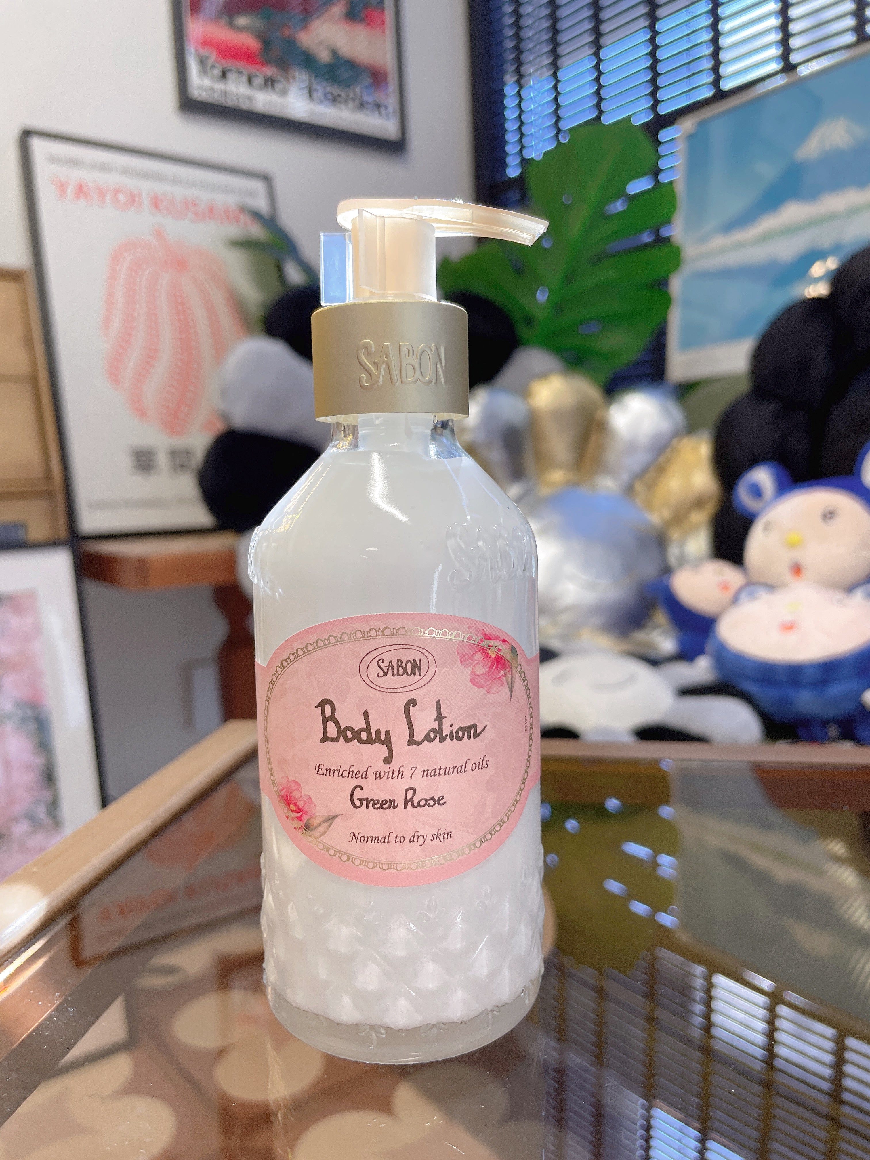 日本 Sabon 身体乳精油 绿玫瑰200ml