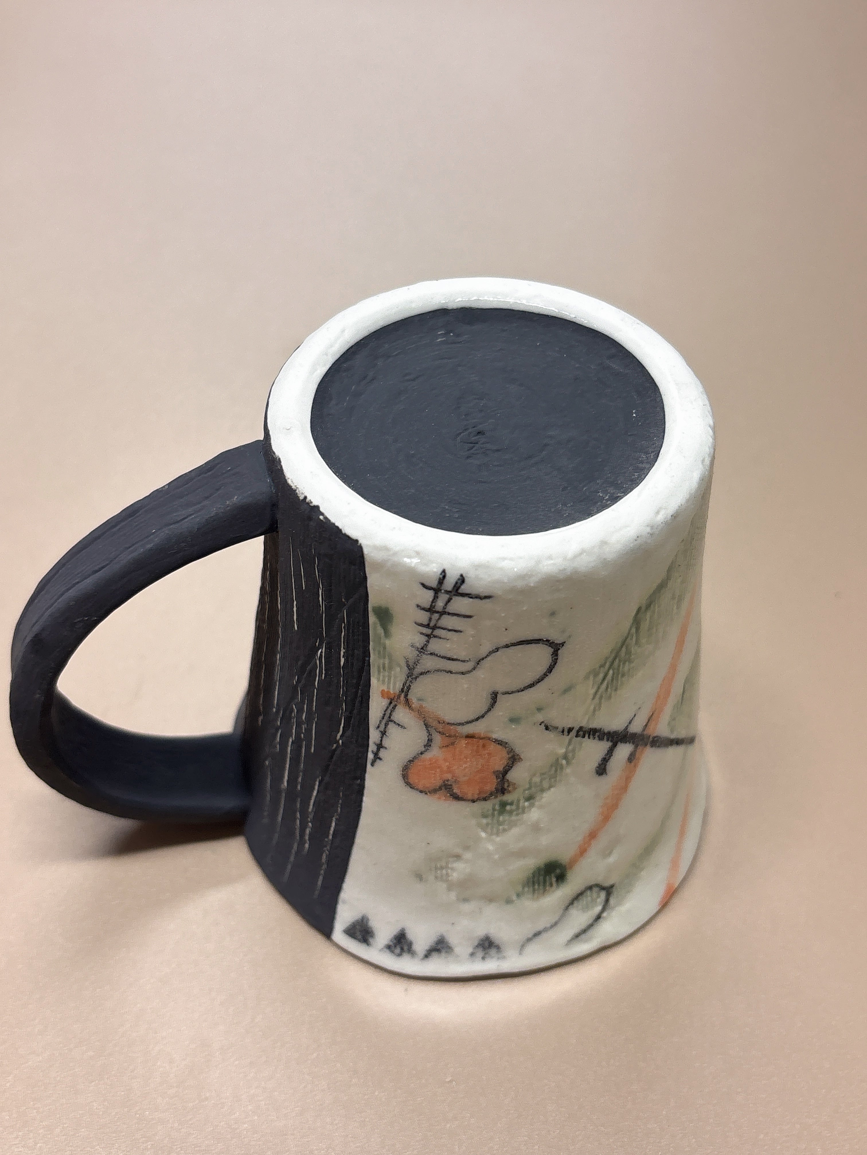日本 日式陶瓷咖啡杯 马克杯 下午茶高级感小众杯子49064